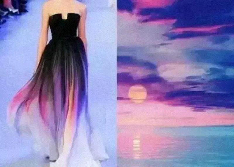 来自大自然的服装设计，每一处都是你的灵感涌现！,大自然,俄罗斯,Liliya,意大利米兰理工学院,Luini,服装设计师们,时尚,相似度,天边,彩云