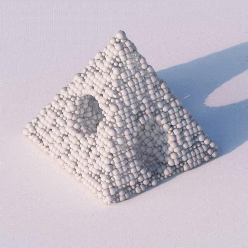 身为建筑师,西里尔·兰斯林习惯探索建造材料的极限。其中,“球体”又是他的执念所在。,物质与形式的体验丨以气球金字塔为例,金字塔,公共艺术,气球