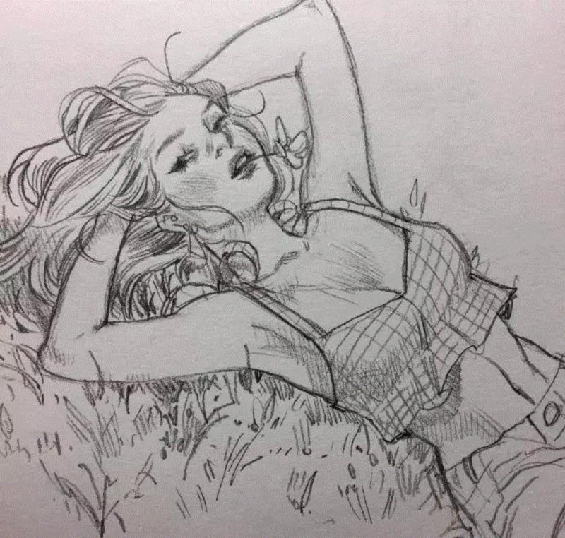 Leslie Hung线稿 ????,Leslie,Hung,线稿,上方,插画师,味道,人物,小编