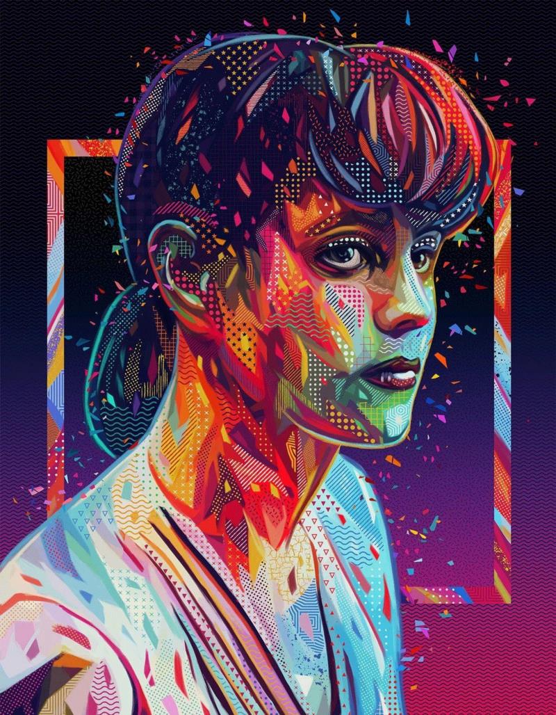 如此炫酷的七彩肖像还是头一回见,七彩,肖像,上方,意大利,小编