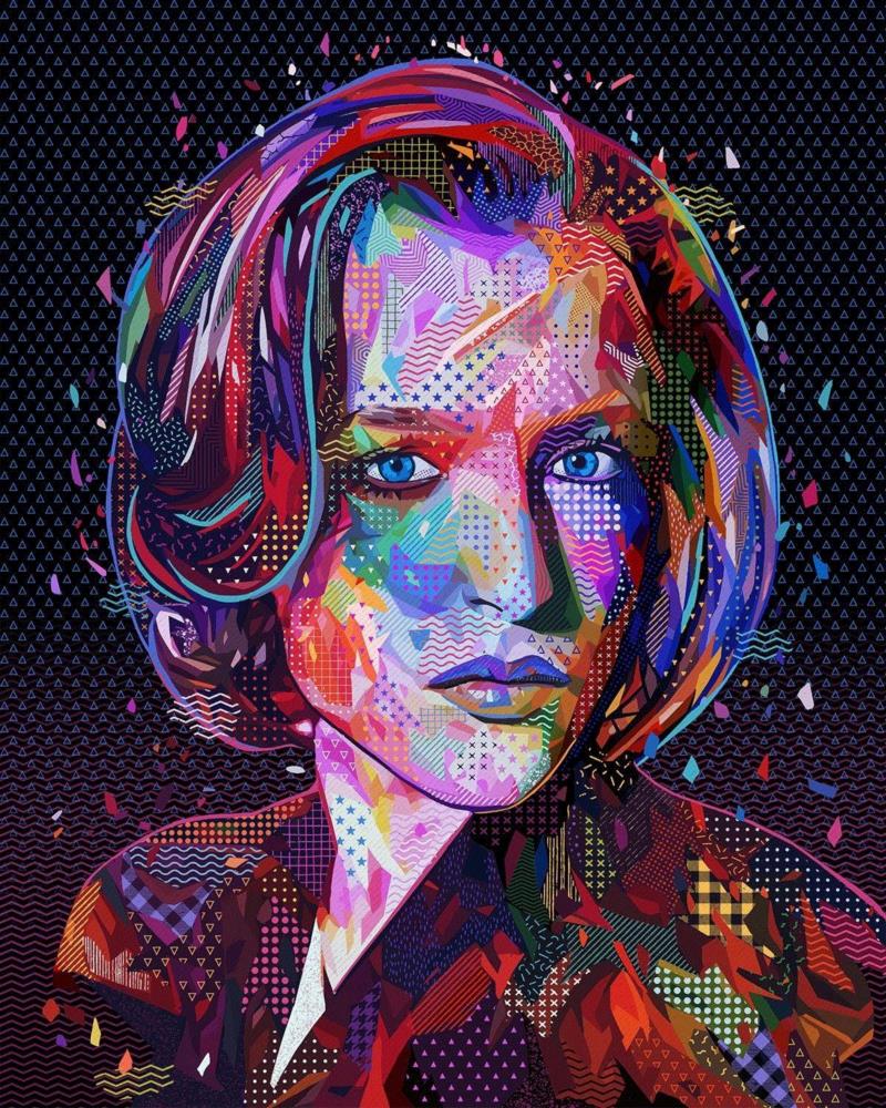 如此炫酷的七彩肖像还是头一回见,七彩,肖像,上方,意大利,小编