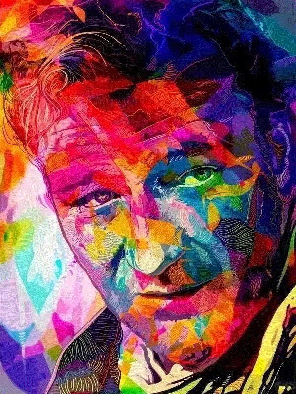 如此炫酷的七彩肖像还是头一回见,七彩,肖像,上方,意大利,小编