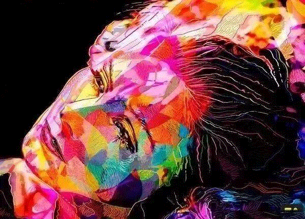 如此炫酷的七彩肖像还是头一回见,七彩,肖像,上方,意大利,小编