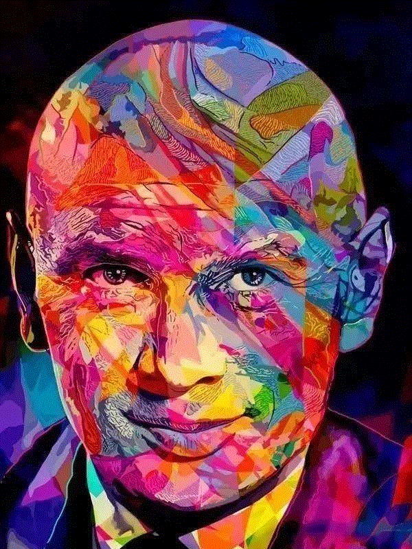 如此炫酷的七彩肖像还是头一回见,七彩,肖像,上方,意大利,小编