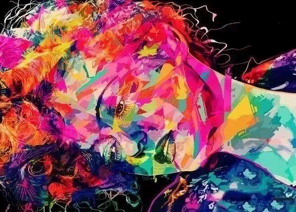 如此炫酷的七彩肖像还是头一回见,七彩,肖像,上方,意大利,小编