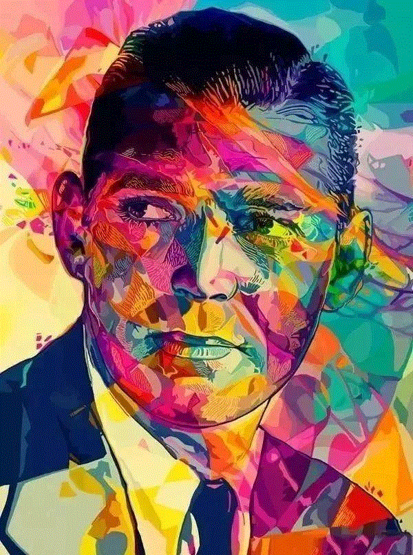 如此炫酷的七彩肖像还是头一回见,七彩,肖像,上方,意大利,小编