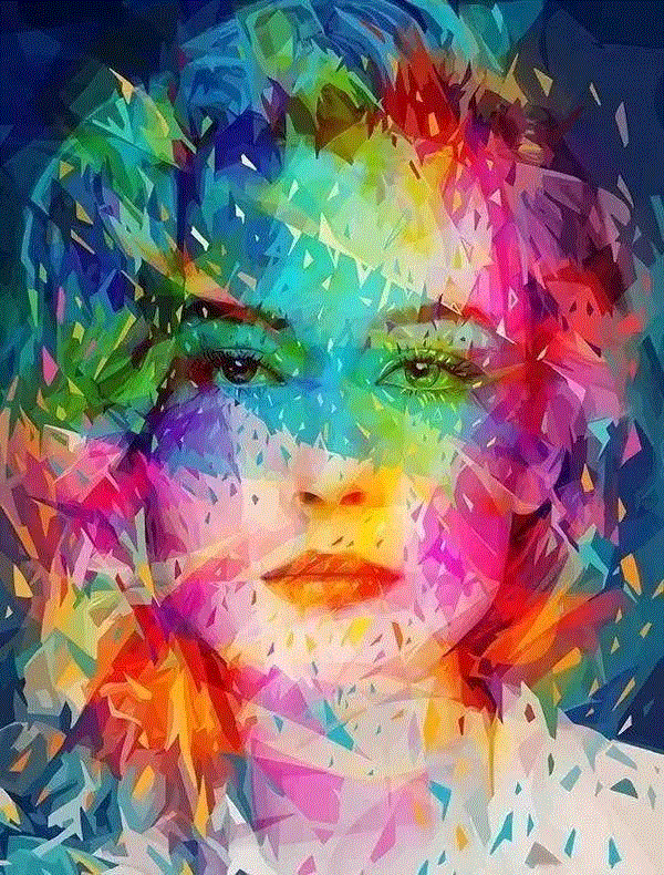 如此炫酷的七彩肖像还是头一回见,七彩,肖像,上方,意大利,小编