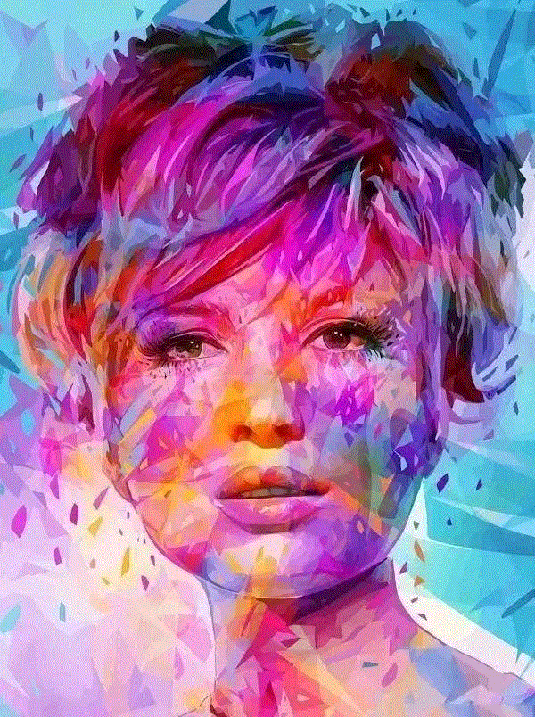 如此炫酷的七彩肖像还是头一回见,七彩,肖像,上方,意大利,小编