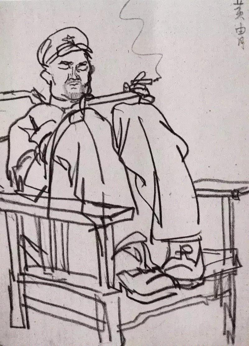 中国国画大师创作手稿,太震撼了!,手稿,国画,黄胄,李可染,齐白石,徐悲鸿,吴冠中,张大千,中央美术学院,山水画