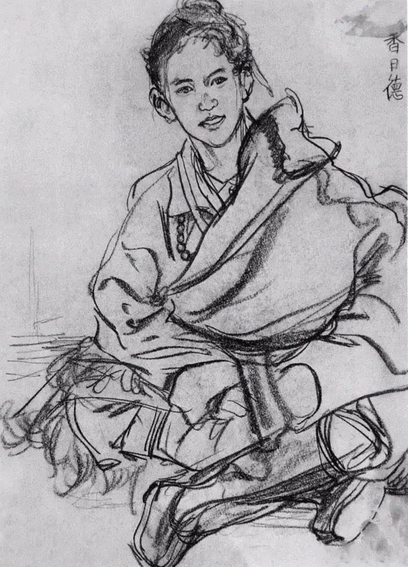 中国国画大师创作手稿,太震撼了!,手稿,国画,黄胄,李可染,齐白石,徐悲鸿,吴冠中,张大千,中央美术学院,山水画