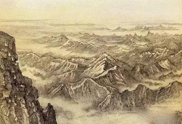 中国国画大师创作手稿,太震撼了!,手稿,国画,黄胄,李可染,齐白石,徐悲鸿,吴冠中,张大千,中央美术学院,山水画