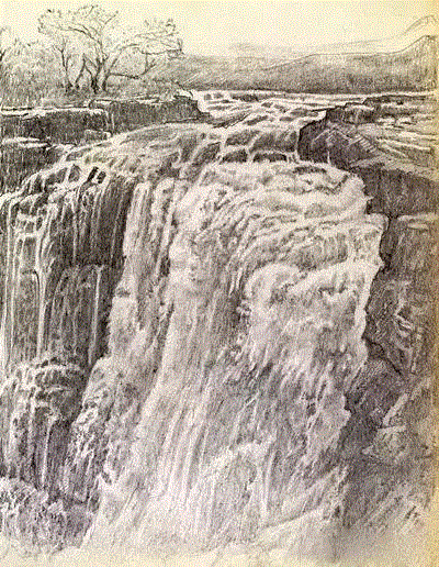 中国国画大师创作手稿,太震撼了!,手稿,国画,黄胄,李可染,齐白石,徐悲鸿,吴冠中,张大千,中央美术学院,山水画