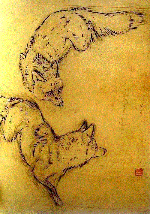中国国画大师创作手稿,太震撼了!,手稿,国画,黄胄,李可染,齐白石,徐悲鸿,吴冠中,张大千,中央美术学院,山水画