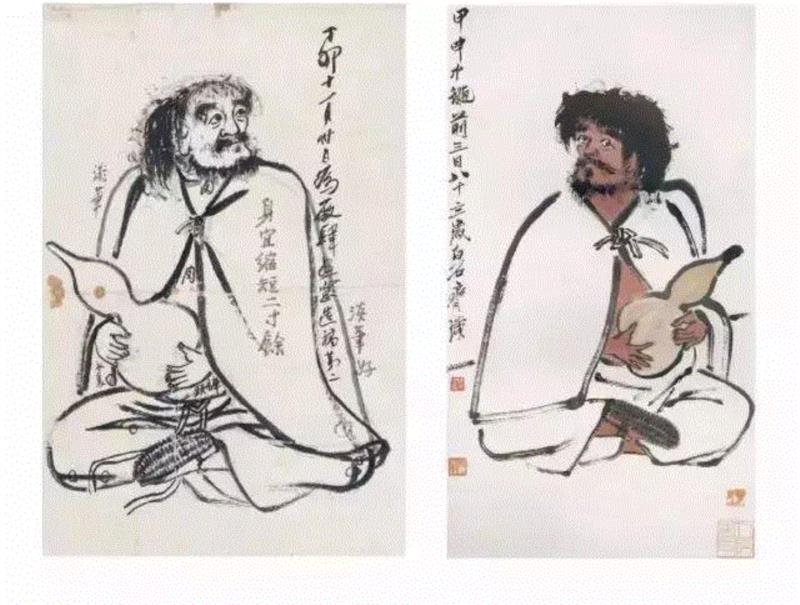 中国国画大师创作手稿,太震撼了!,手稿,国画,黄胄,李可染,齐白石,徐悲鸿,吴冠中,张大千,中央美术学院,山水画