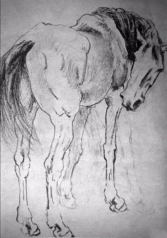 中国国画大师创作手稿,太震撼了!,手稿,国画,黄胄,李可染,齐白石,徐悲鸿,吴冠中,张大千,中央美术学院,山水画