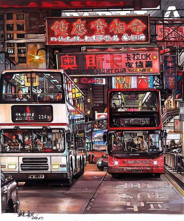 马克笔 | 他把绚烂的城市表现得淋漓尽致！,马克笔,罐子,彩铅,陈建龙,日本,插画师,彩头,人物,重庆,关键