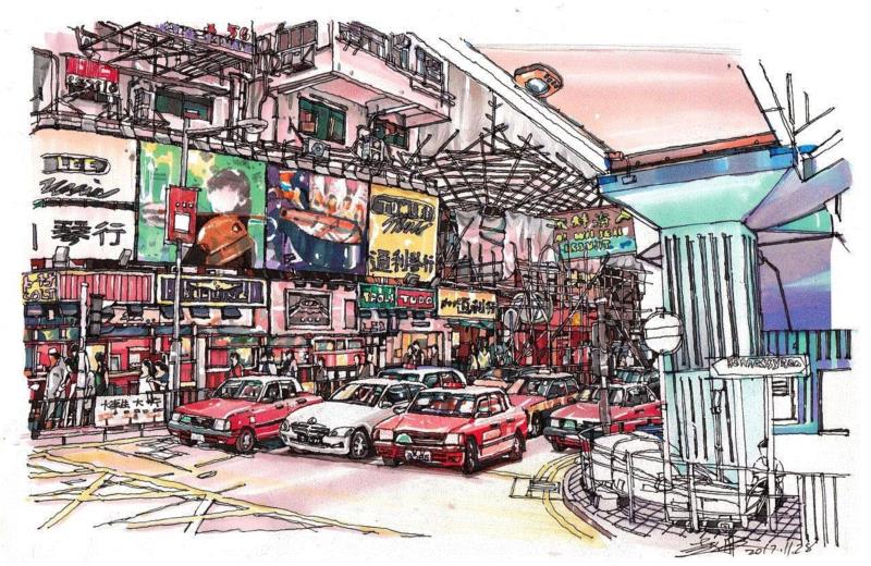 马克笔 | 他把绚烂的城市表现得淋漓尽致！,马克笔,罐子,彩铅,陈建龙,日本,插画师,彩头,人物,重庆,关键