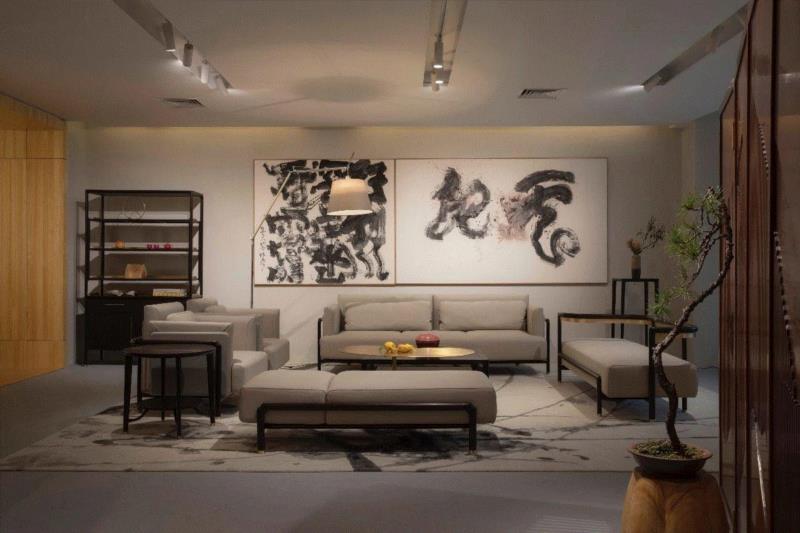 不只是优雅，它还让你的客厅摩登又东方,客厅,沙发,软包,材质,框架,虚怀,紫光檀,真皮,璞素,牛皮