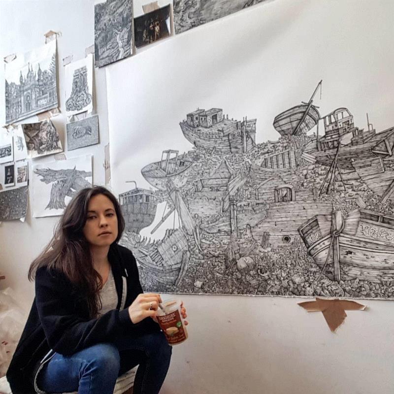 ,一幅“骗”倒英国皇室的画,放大100倍后,15万人惊了…,英国,皇室,Kemp,眼中,工具,查尔斯,城堡,艺术界,私房,大自然