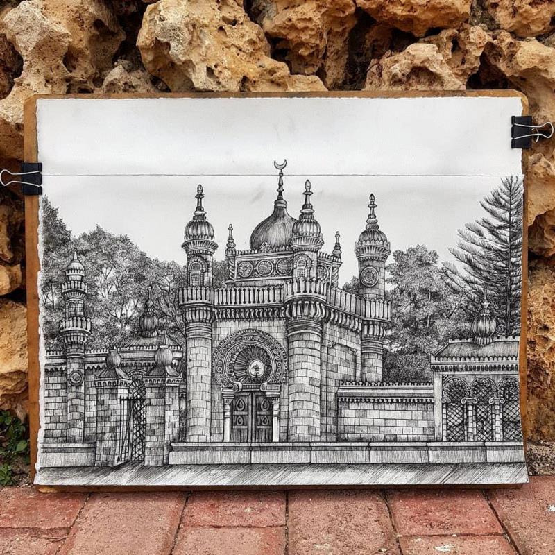 ,一幅“骗”倒英国皇室的画,放大100倍后,15万人惊了…,英国,皇室,Kemp,眼中,工具,查尔斯,城堡,艺术界,私房,大自然