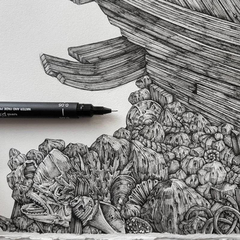 一幅“骗”倒英国皇室的画,放大100倍后,15万人惊了…,英国,皇室,Kemp,眼中,工具,查尔斯,城堡,艺术界,私房,大自然