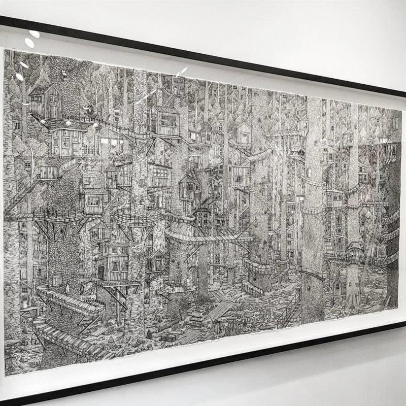 ,一幅“骗”倒英国皇室的画,放大100倍后,15万人惊了…,英国,皇室,Kemp,眼中,工具,查尔斯,城堡,艺术界,私房,大自然