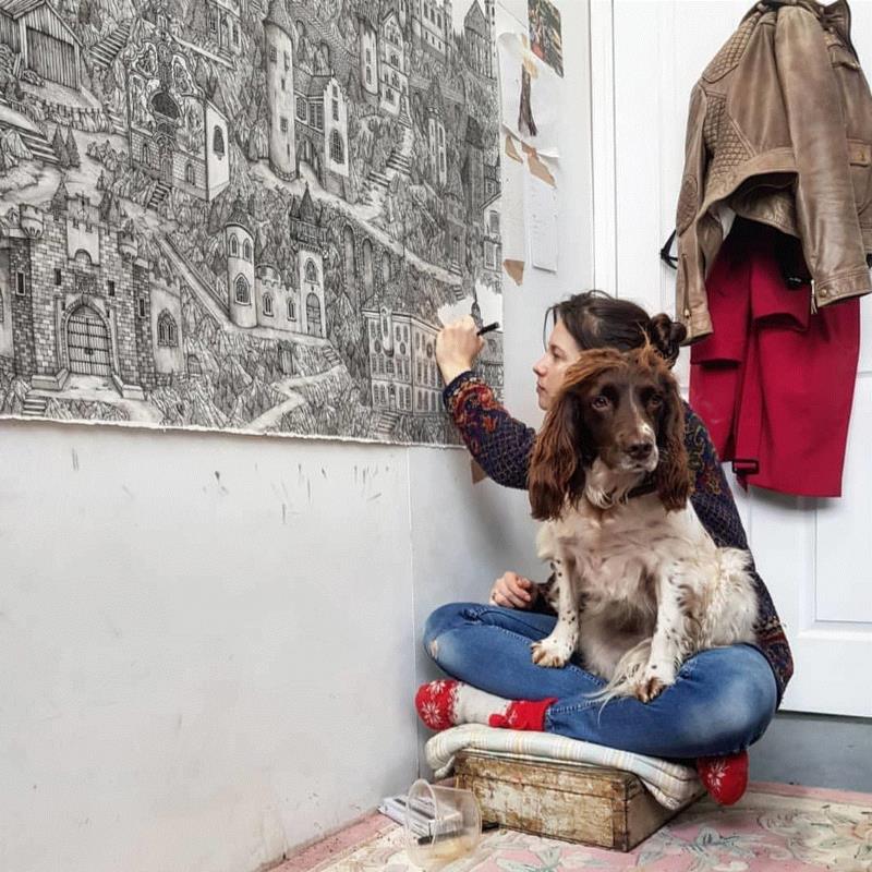 一幅“骗”倒英国皇室的画,放大100倍后,15万人惊了…,英国,皇室,Kemp,眼中,工具,查尔斯,城堡,艺术界,私房,大自然