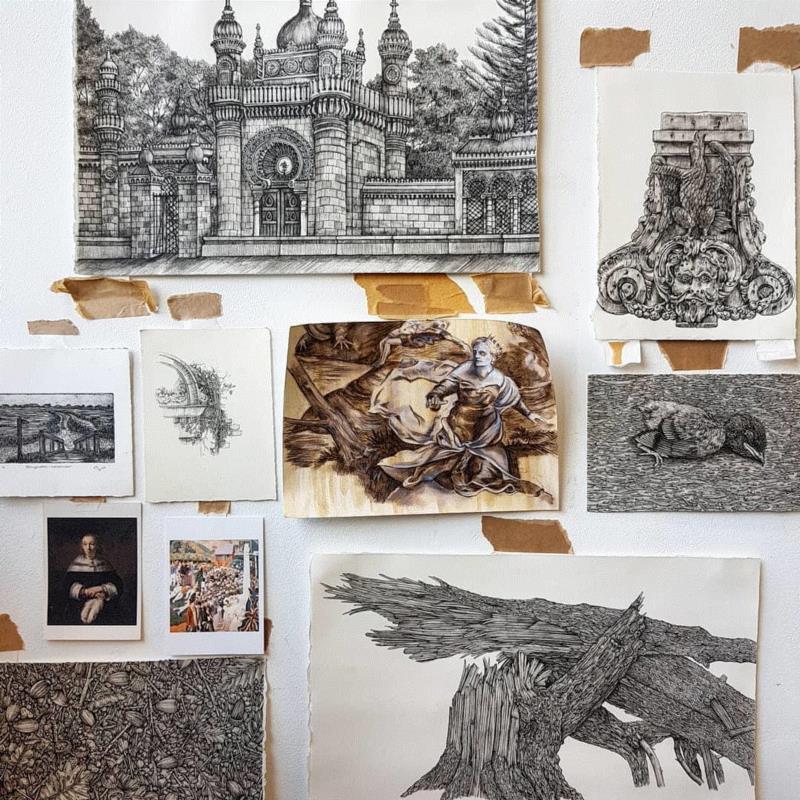 一幅“骗”倒英国皇室的画,放大100倍后,15万人惊了…,英国,皇室,Kemp,眼中,工具,查尔斯,城堡,艺术界,私房,大自然