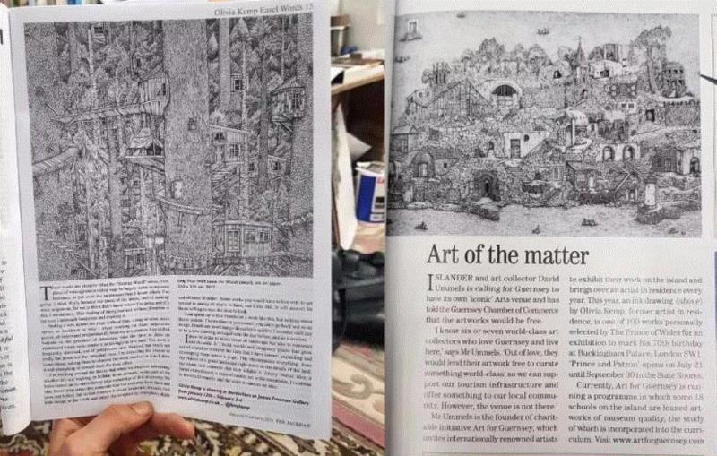 ,一幅“骗”倒英国皇室的画,放大100倍后,15万人惊了…,英国,皇室,Kemp,眼中,工具,查尔斯,城堡,艺术界,私房,大自然