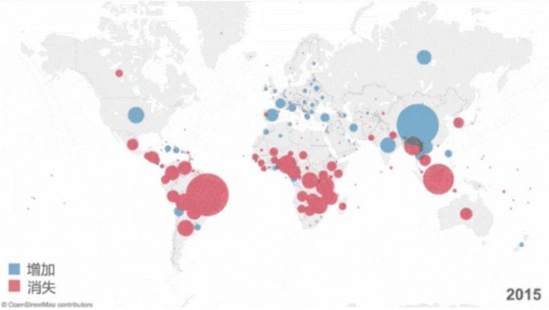 世界森林面积增减图,美国航天局一张照片,让全世界都跑来感谢中国:谢谢你们,拯救了世界!,一张照片,美国航天局,沙漠,毛乌素沙漠,黄沙,蚂蚁,绿色,阿拉善,背后,日本