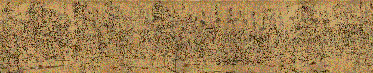 《朝元仙丈图》(局部),《美术博览》丛书 | 森罗万象之中国篇(上篇),丛书,美术博览,上篇,鬼怪,绘画,龚开,罗聘,小鬼,鬼魅,钟馗