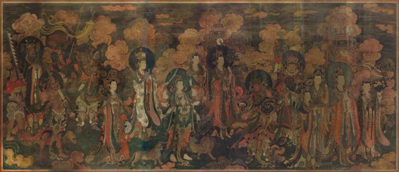 法海寺壁画《帝释梵天西》,《美术博览》丛书 | 森罗万象之中国篇(上篇),丛书,美术博览,上篇,鬼怪,绘画,龚开,罗聘,小鬼,鬼魅,钟馗