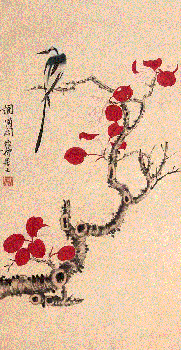 谢稚柳 《花鸟》,大师笔下的春天：不出门，即可阅尽春色！,春色,花鸟,花卉,吴冠中,郎世宁,李可染,春景图,天津博物馆,余省,台北故宫博物院