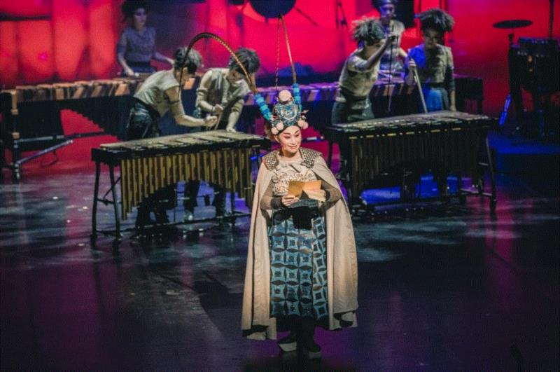 其实木兰也是个宝藏女孩,木兰,宝藏,女孩,京剧,打击乐,朱宗庆打击乐团,舞台,时空,广州大剧院,李小平