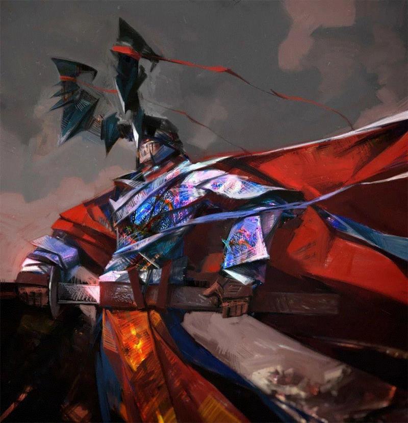 Swordsman speedpaint,绘画丨俄罗斯概念艺术家绝妙怪诞的艺术作品,俄罗斯,绘画,Korolev,画中,鸟人,卫荣,另一个人,政治,上方,简介