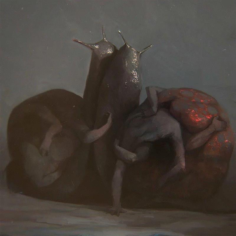 a long kiss,绘画丨俄罗斯概念艺术家绝妙怪诞的艺术作品,俄罗斯,绘画,Korolev,画中,鸟人,卫荣,另一个人,政治,上方,简介