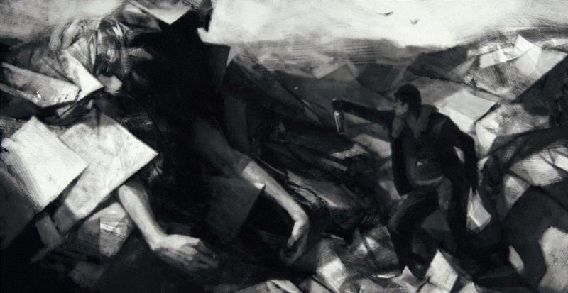 Pile,绘画丨俄罗斯概念艺术家绝妙怪诞的艺术作品,俄罗斯,绘画,Korolev,画中,鸟人,卫荣,另一个人,政治,上方,简介