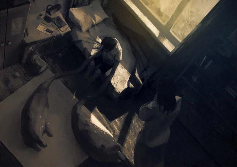 Armstrong,绘画丨俄罗斯概念艺术家绝妙怪诞的艺术作品,俄罗斯,绘画,Korolev,画中,鸟人,卫荣,另一个人,政治,上方,简介