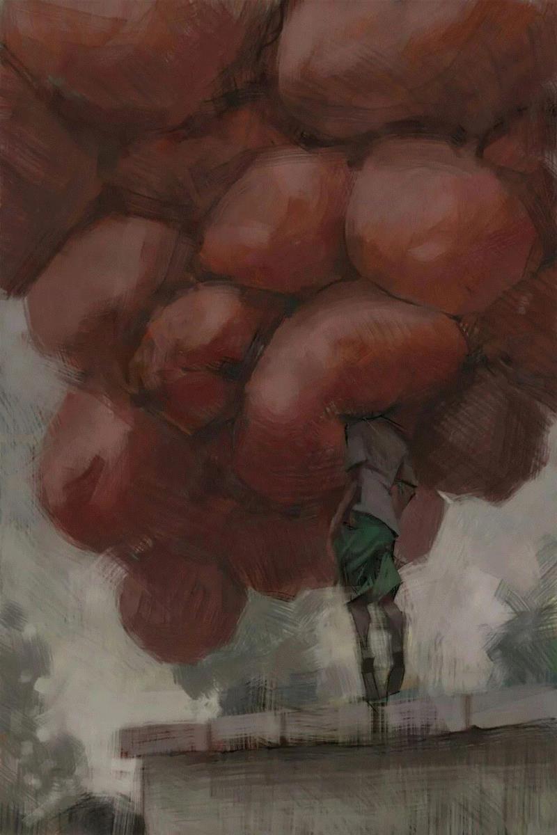 Blobboy,绘画丨俄罗斯概念艺术家绝妙怪诞的艺术作品,俄罗斯,绘画,Korolev,画中,鸟人,卫荣,另一个人,政治,上方,简介