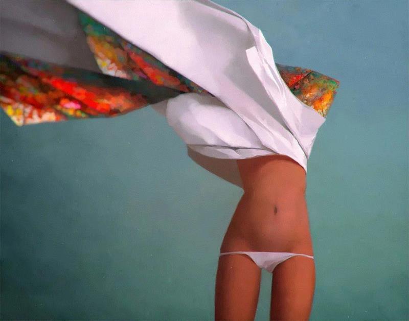 Clothes (updated),绘画丨俄罗斯概念艺术家绝妙怪诞的艺术作品,俄罗斯,绘画,Korolev,画中,鸟人,卫荣,另一个人,政治,上方,简介