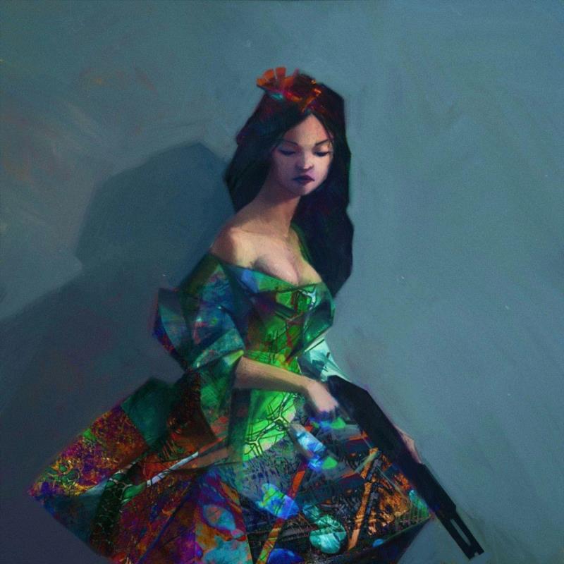 Shotgun,绘画丨俄罗斯概念艺术家绝妙怪诞的艺术作品,俄罗斯,绘画,Korolev,画中,鸟人,卫荣,另一个人,政治,上方,简介