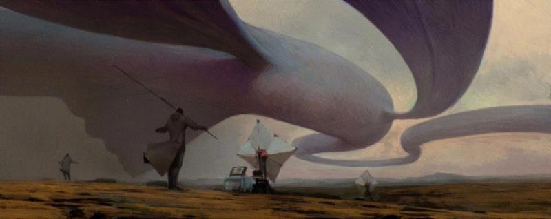 to the right place,绘画丨俄罗斯概念艺术家绝妙怪诞的艺术作品,俄罗斯,绘画,Korolev,画中,鸟人,卫荣,另一个人,政治,上方,简介