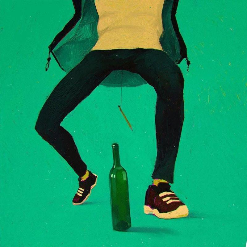 绘画丨俄罗斯概念艺术家绝妙怪诞的艺术作品,俄罗斯,绘画,Korolev,画中,鸟人,卫荣,另一个人,政治,上方,简介