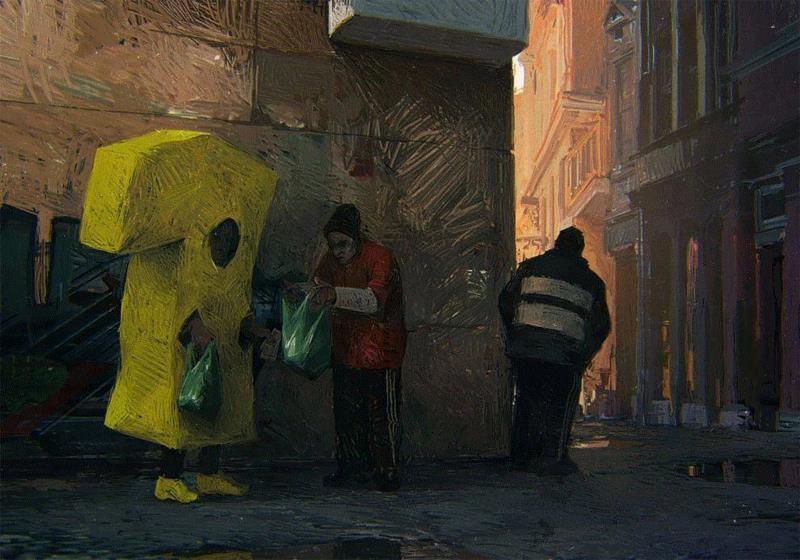 are you the one?,绘画丨俄罗斯概念艺术家绝妙怪诞的艺术作品,俄罗斯,绘画,Korolev,画中,鸟人,卫荣,另一个人,政治,上方,简介