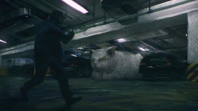 parking lot,绘画丨俄罗斯概念艺术家绝妙怪诞的艺术作品,俄罗斯,绘画,Korolev,画中,鸟人,卫荣,另一个人,政治,上方,简介