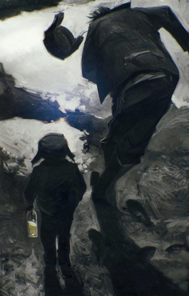 way home,绘画丨俄罗斯概念艺术家绝妙怪诞的艺术作品,俄罗斯,绘画,Korolev,画中,鸟人,卫荣,另一个人,政治,上方,简介