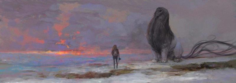 Travellers,绘画丨俄罗斯概念艺术家绝妙怪诞的艺术作品,俄罗斯,绘画,Korolev,画中,鸟人,卫荣,另一个人,政治,上方,简介