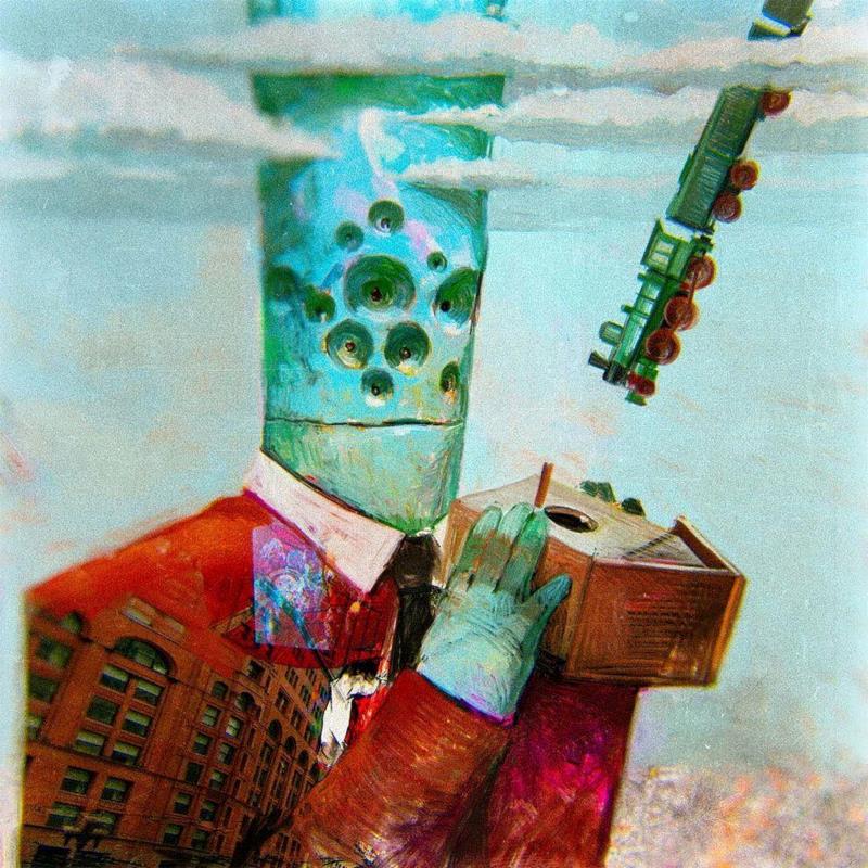 绘画丨俄罗斯概念艺术家绝妙怪诞的艺术作品,俄罗斯,绘画,Korolev,画中,鸟人,卫荣,另一个人,政治,上方,简介