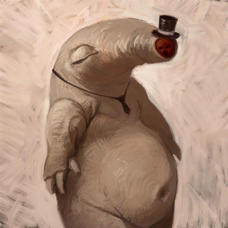 绘画丨俄罗斯概念艺术家绝妙怪诞的艺术作品,俄罗斯,绘画,Korolev,画中,鸟人,卫荣,另一个人,政治,上方,简介