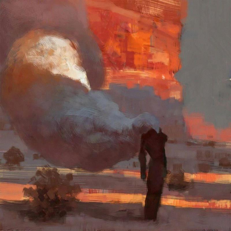 绘画丨俄罗斯概念艺术家绝妙怪诞的艺术作品,俄罗斯,绘画,Korolev,画中,鸟人,卫荣,另一个人,政治,上方,简介